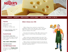 Tablet Screenshot of millerscheesecorp.com